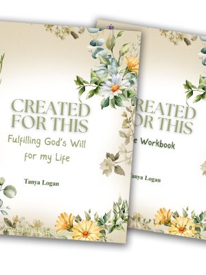 Image of both Bible study books for the Created for This guided study program, offered in one discounted bundle.